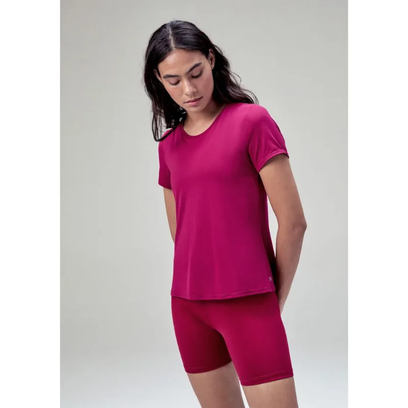 Camiseta Esportiva Feminina Básica Easy Care - Rosa P