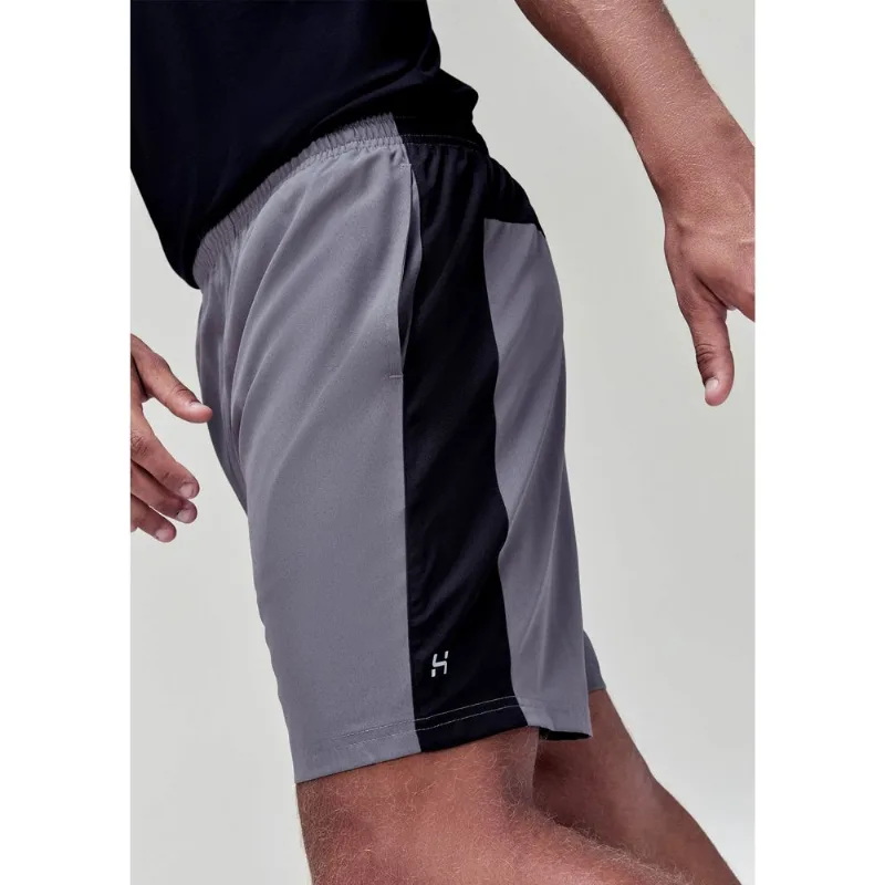 Bermuda Esportiva Masculina Com Recortes - Cinza P