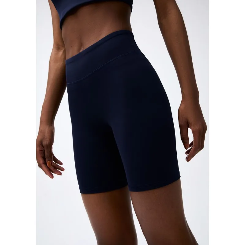 Bermuda Esportiva Feminina Biker com Fio LYCRA® - Azul M