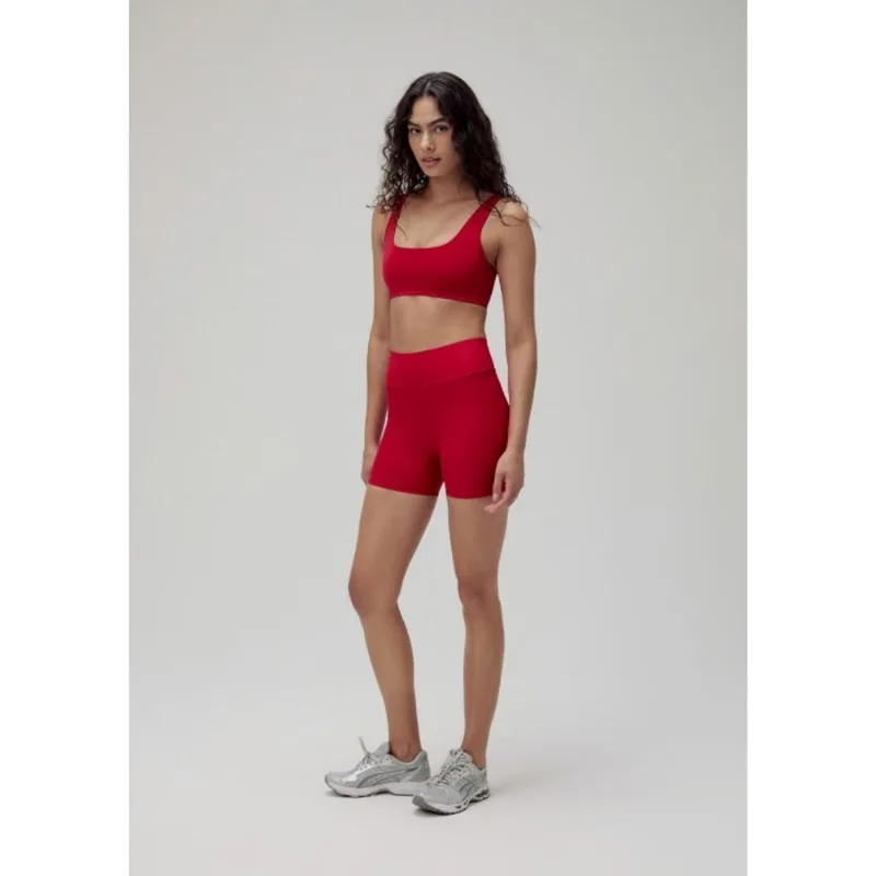 Bermuda Esportiva Feminina - Vermelho XG