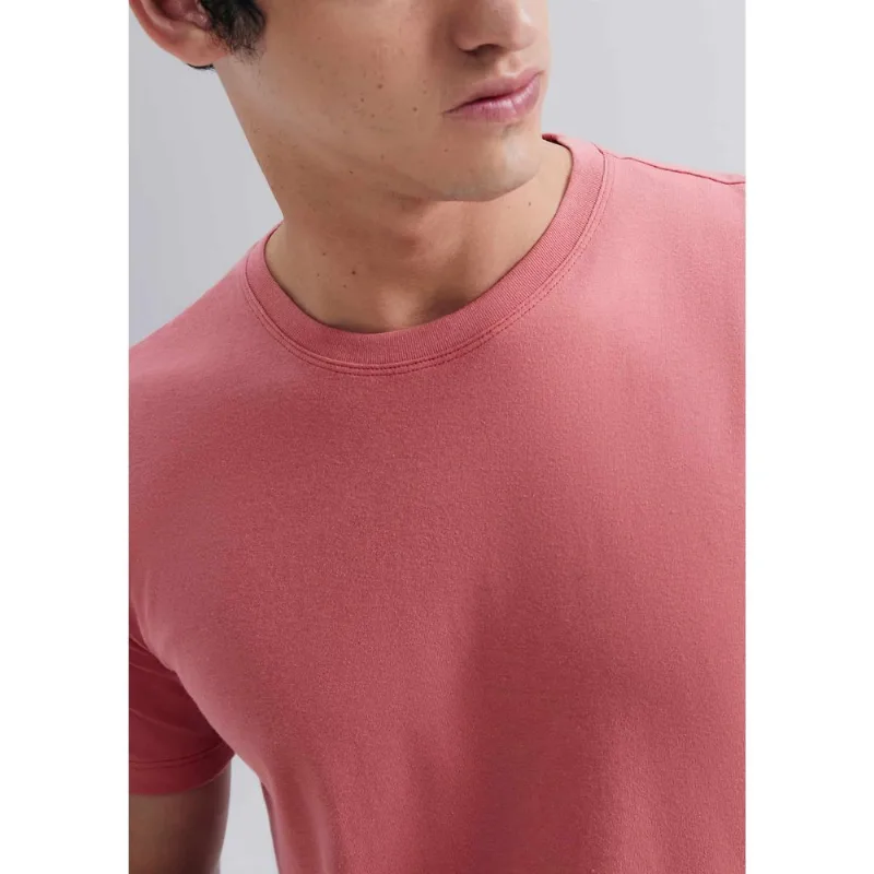 Camiseta Básica Unissex Manga Curta Regular World - Vermelho XXG