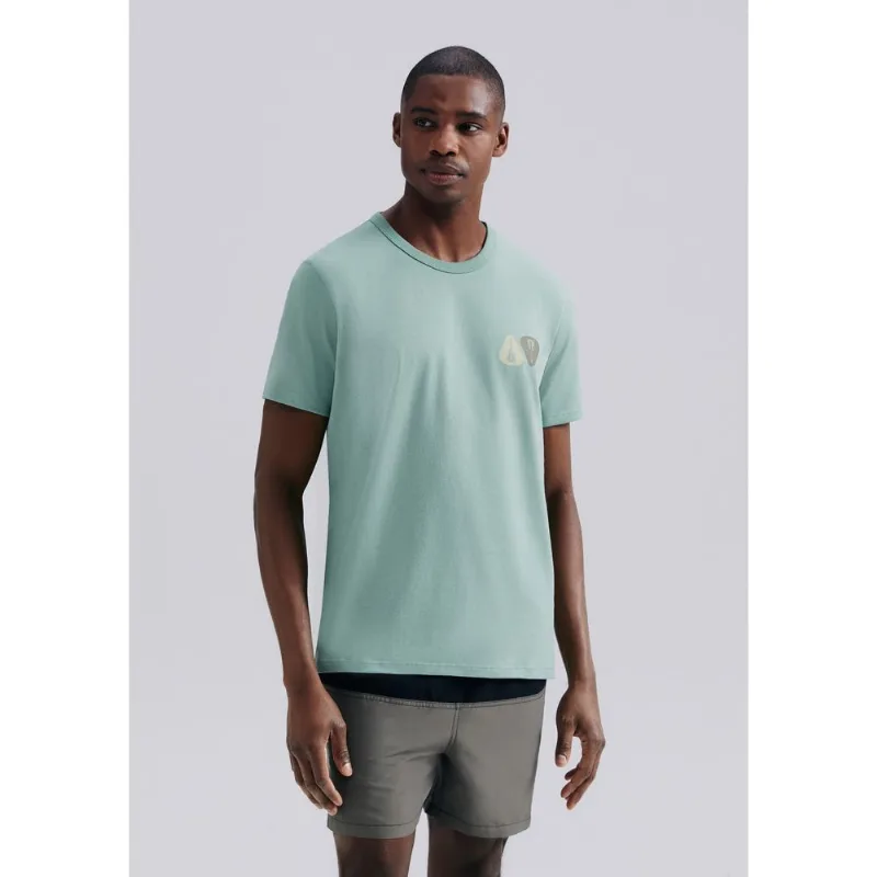 Camiseta Masculina Manga Curta Com Estampa - Verde G