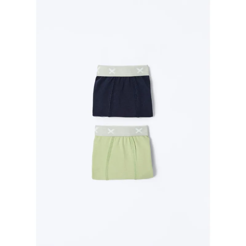 Kit 2 Cuecas Infantil Boxer - Multicolorido 008