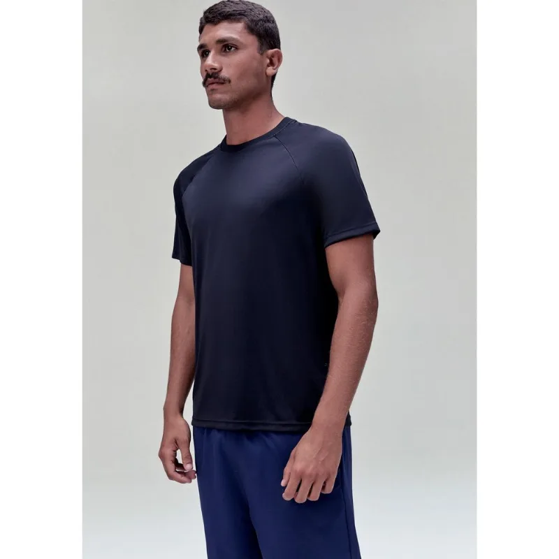 Camiseta Esportiva Masculina Recorte Texturizado - Preto M