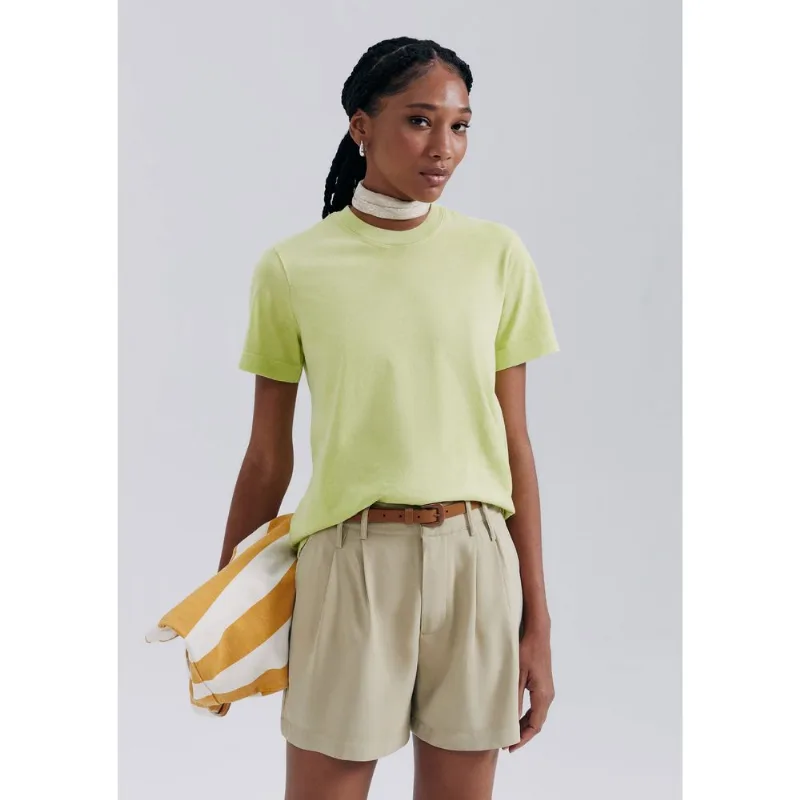 Camiseta Básica Feminina Estonada Soft - Verde G