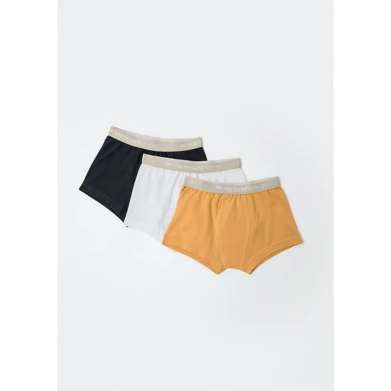 Kit Com 3 Cuecas Infantil Boxer - Multicolorido 010
