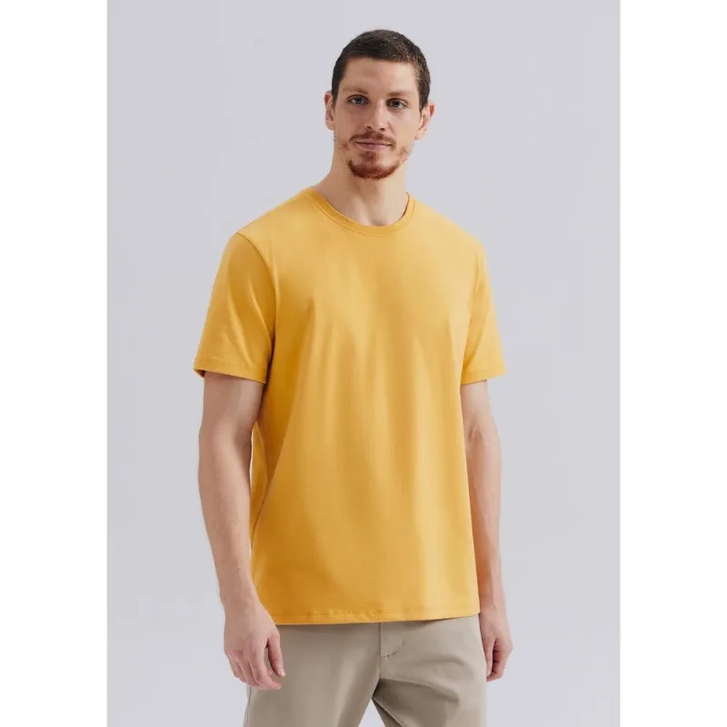 Camiseta Básica Masculina Comfort Super Cotton - Amarelo G