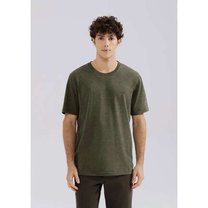 Camiseta Básica Masculina World Com Bordado - Verde M