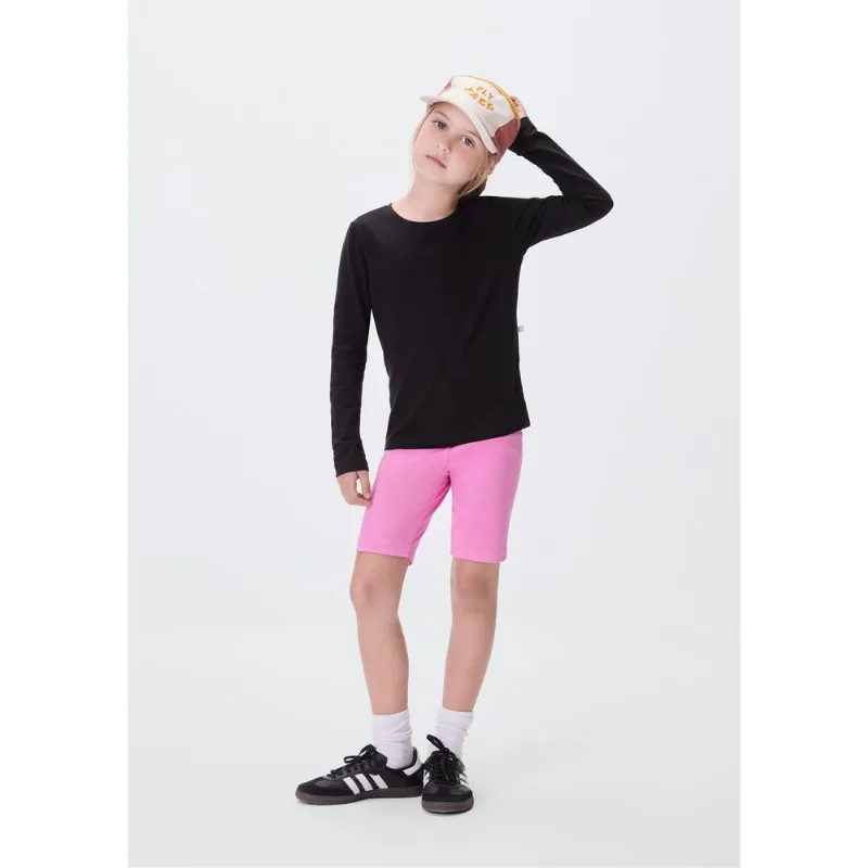 Bermuda Básica Infantil Menina Ciclista - Rosa 012