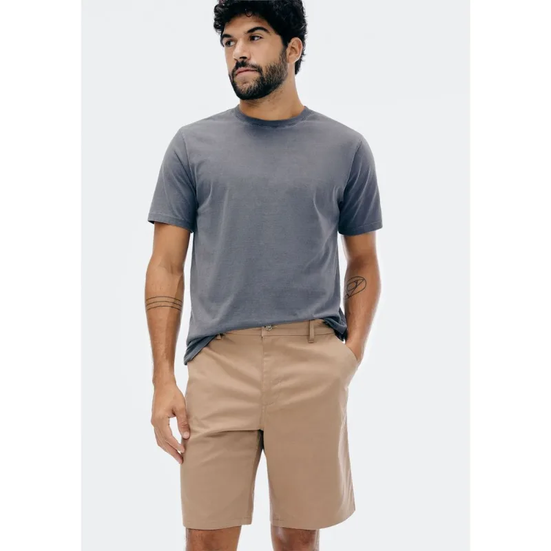 Bermuda Masculina Chino Em Sarja Peletizada - Bege 046