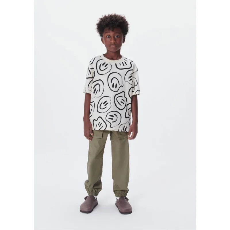 Calça Jogger Infantil Menino Texturizada - Verde 010