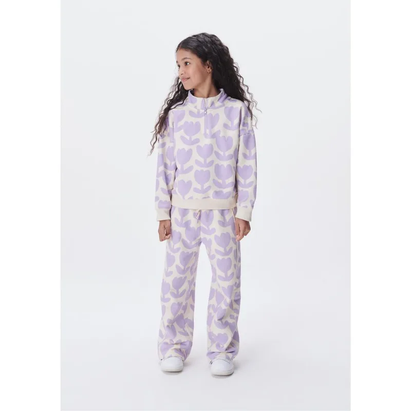 Blusão De Moletom Infantil Menina - Lilás 008