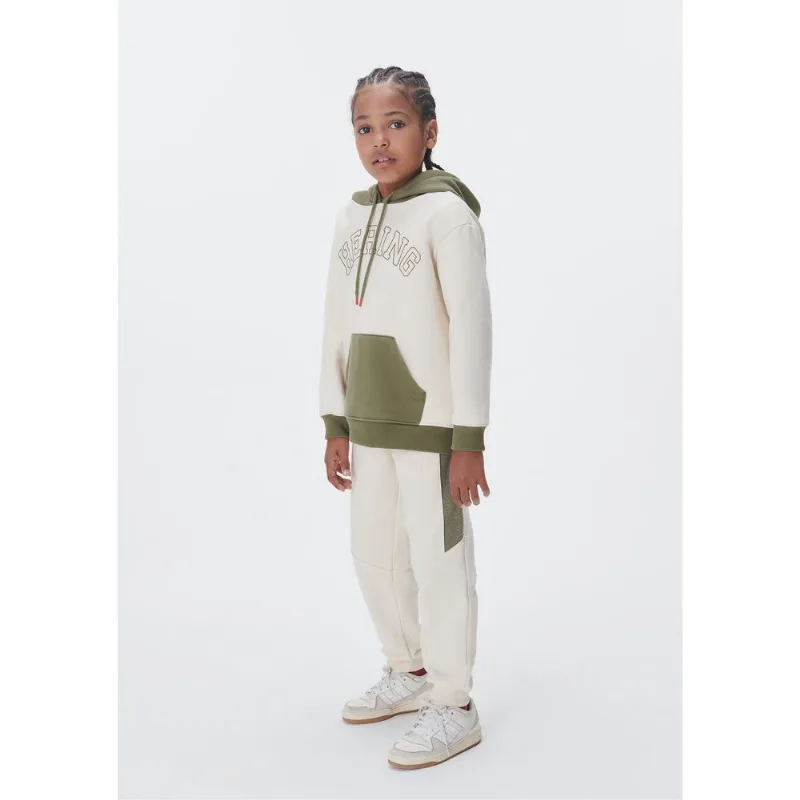 Calça Jogger Infantil Menino - Creme 006