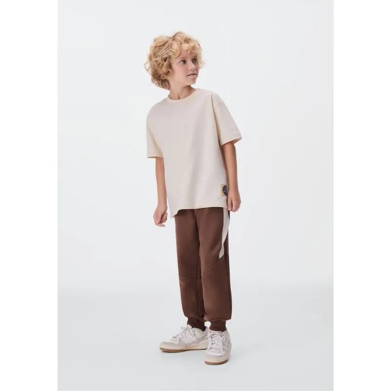 Calça Jogger Infantil Menino - Marrom 014