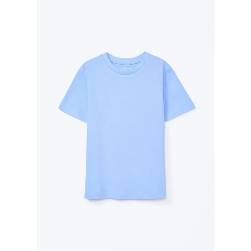 Camiseta Básica Infantil Menino Manga Curta Slim - Azul 008