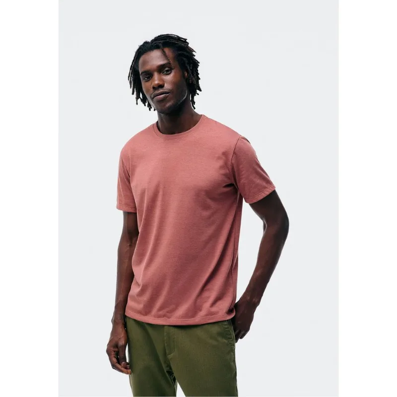 Camiseta Básica Unissex Manga Curta Regular World - Marsala EXG