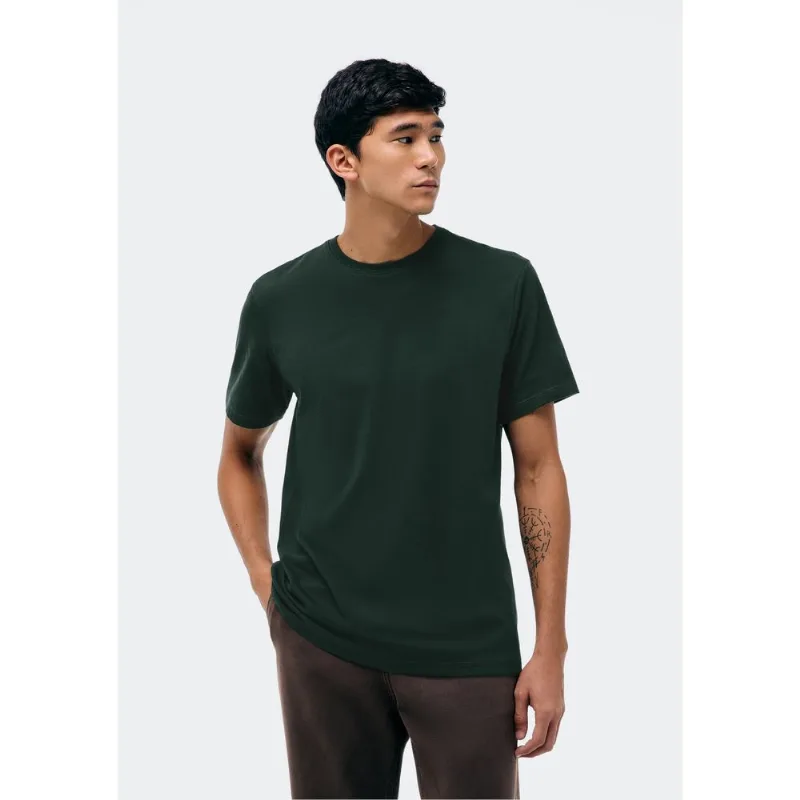 Camiseta Básica Masculina Comfort Super Cotton - Verde XXG