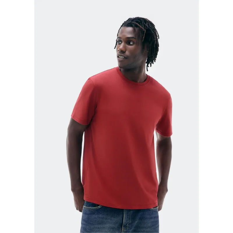 Camiseta Básica Masculina Comfort Super Cotton - Vermelho XG