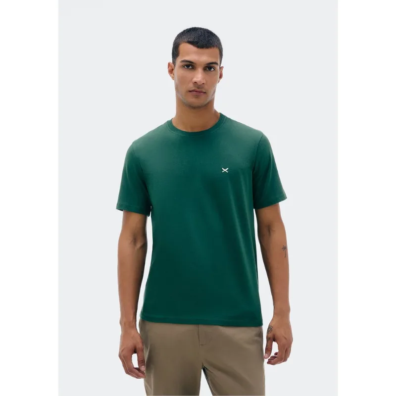 Camiseta Básica Masculina World Com Bordado - Verde G