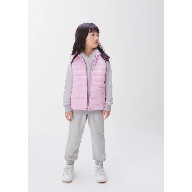 Calça Básica Infantil Unissex Jogger - Cinza 012