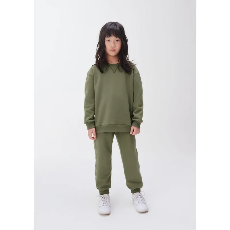 Calça Básica Infantil Unissex Jogger - Verde 014