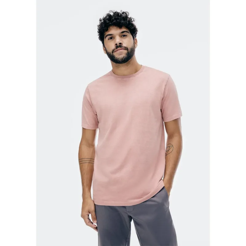 Camiseta Masculina Comfort Estonada Super Cotton - Rosa XXG