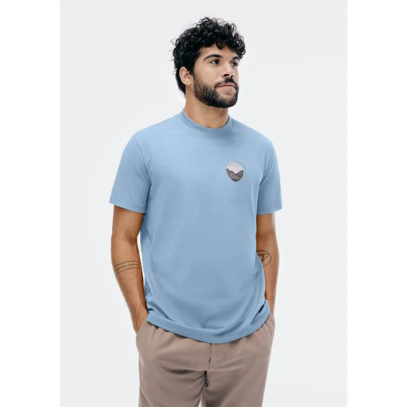 Camiseta Masculina Comfort Super Cotton Com Estampa - Azul M