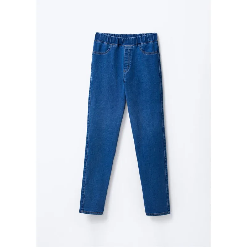 Calça Jeans Skinny Infantil Menina - Azul 006