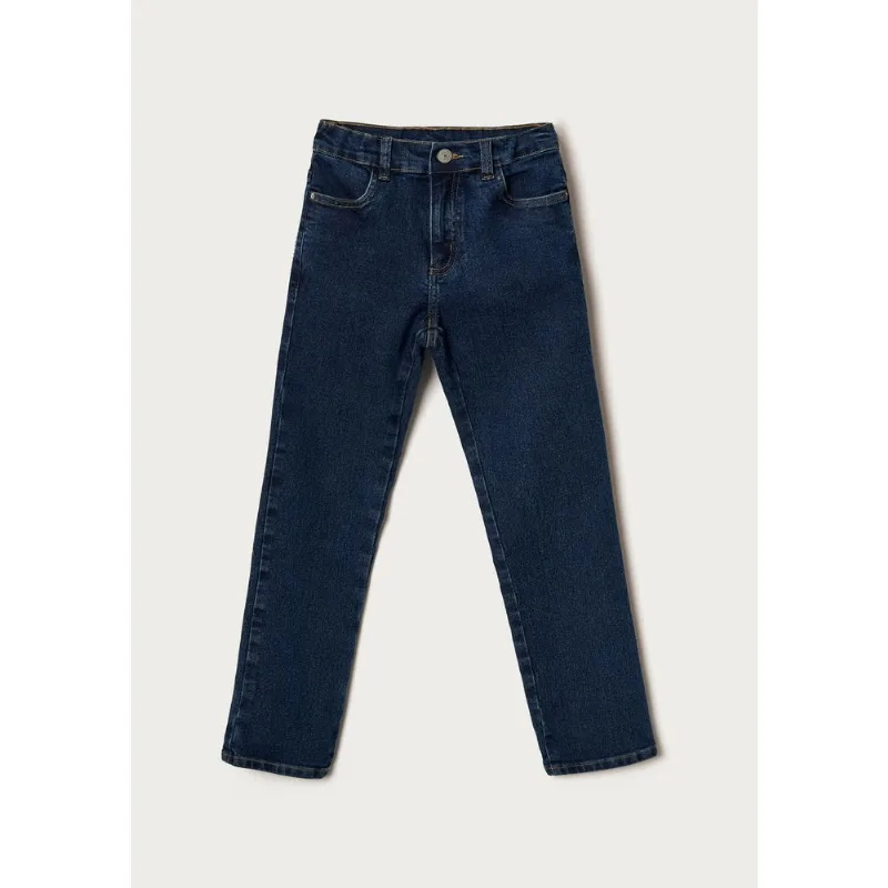 Calça Jeans Infantil Menino Slim - Azul 010