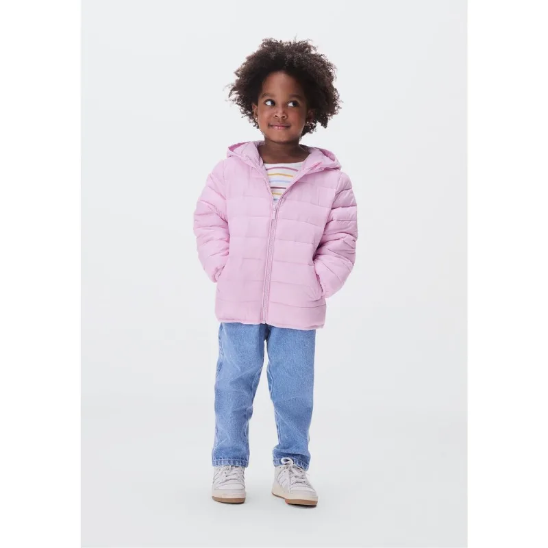 Calça Jeans Baggy Infantil Menina Toddler - Azul 001