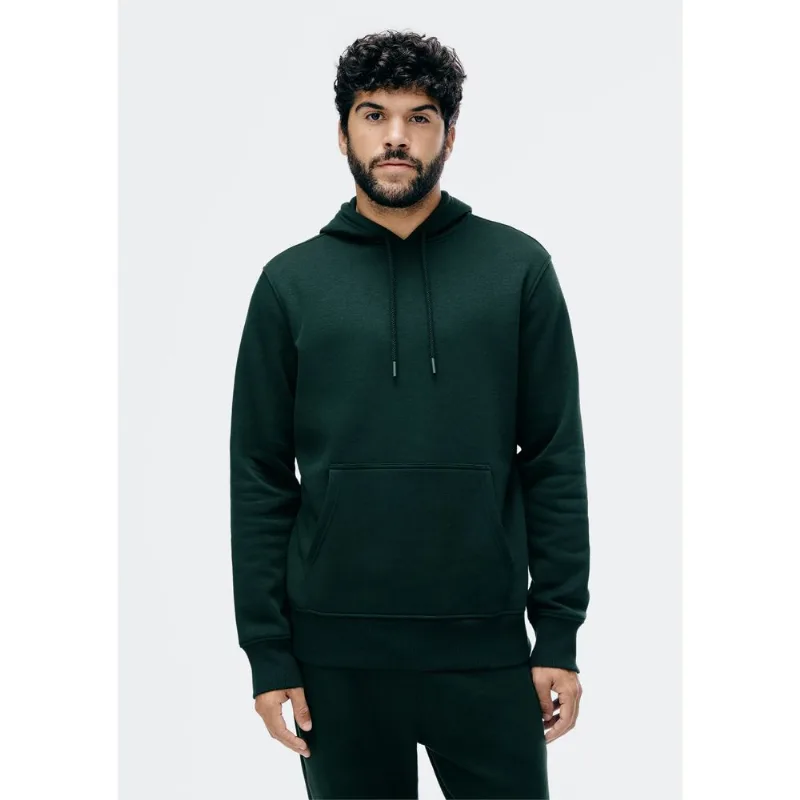 Blusão Básico Masculino Comfort Em Moletom Peluciado - Verde XXG