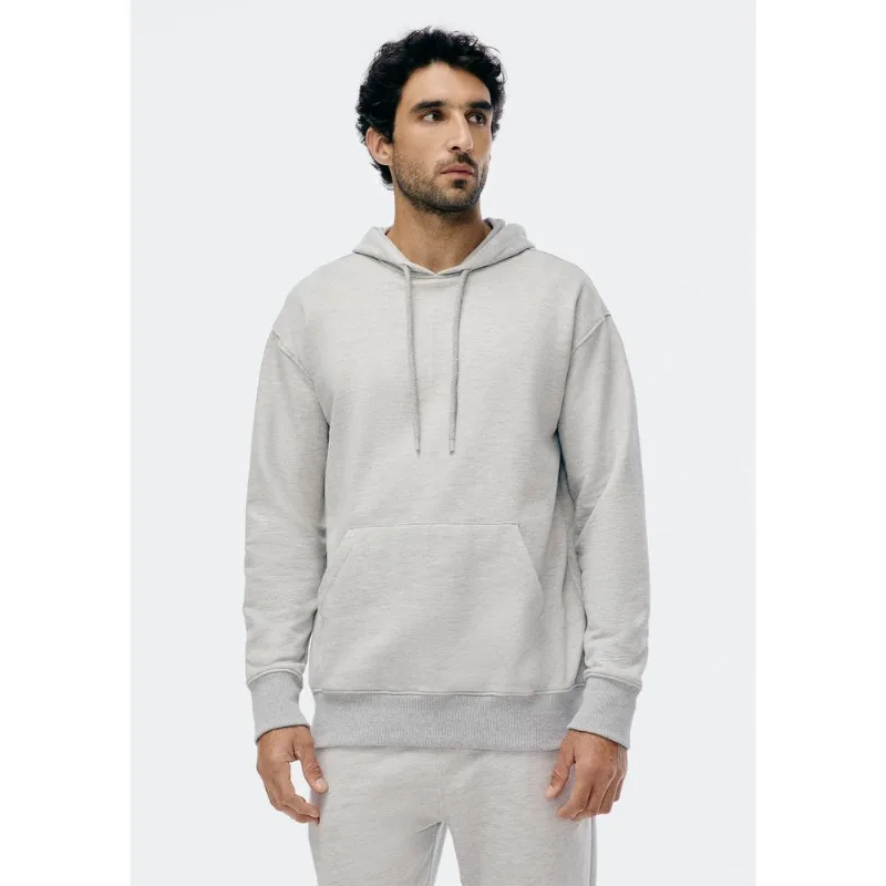 Blusão Básico Masculino Comfort Em Moletom Peluciado - Cinza XG