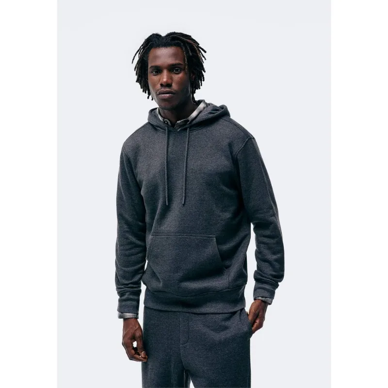 Blusão Básico Masculino Comfort Em Moletom Peluciado - Cinza G