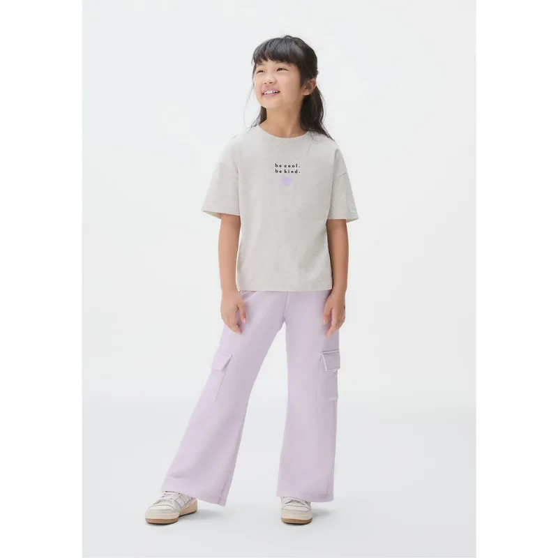 Conjunto Em Moletom Infantil Menina - Cinza 005