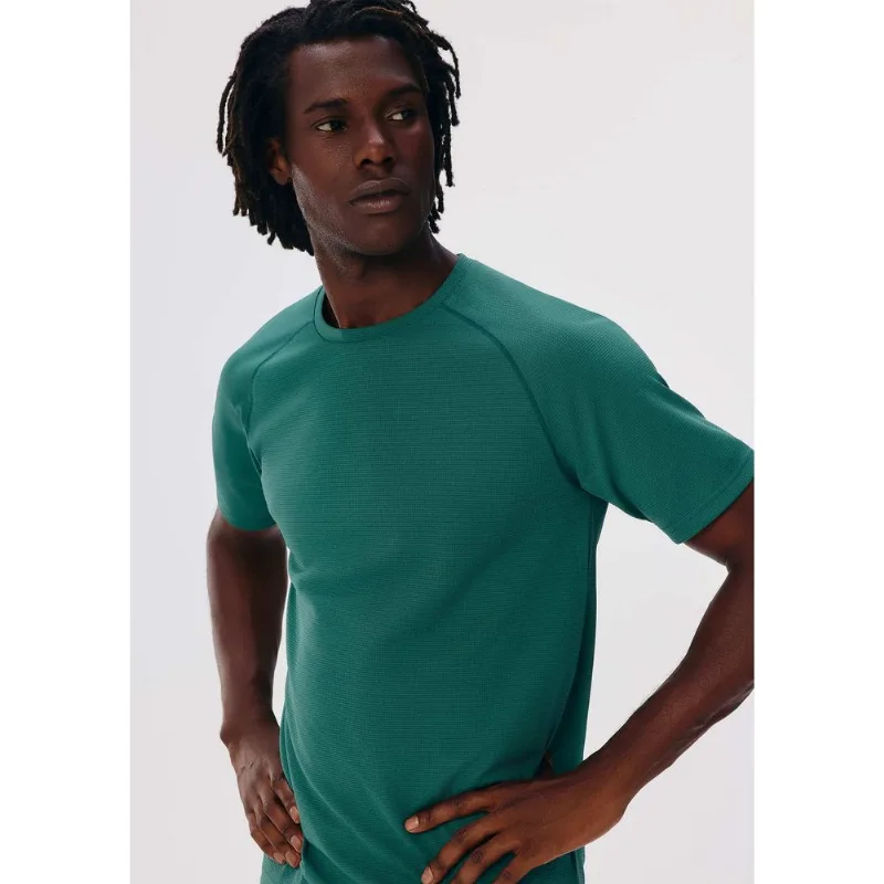 Camiseta Esportiva Masculina Manga Curta Raglan - Verde XG