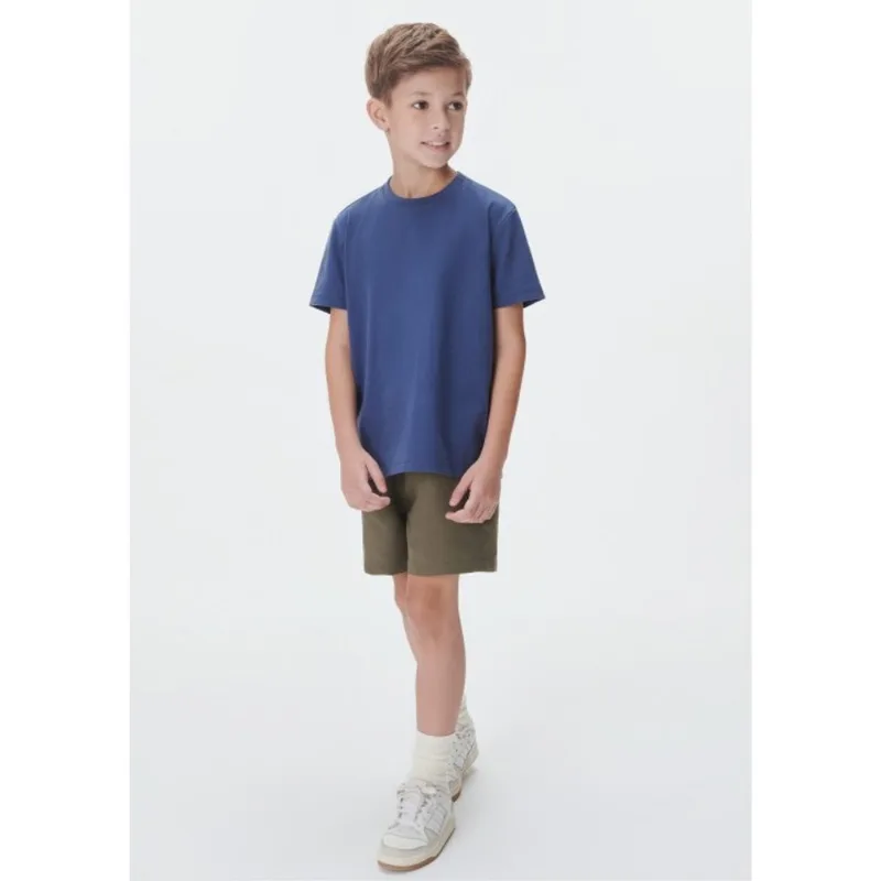 Camiseta Super Cotton Infantil Menino - Azul 014