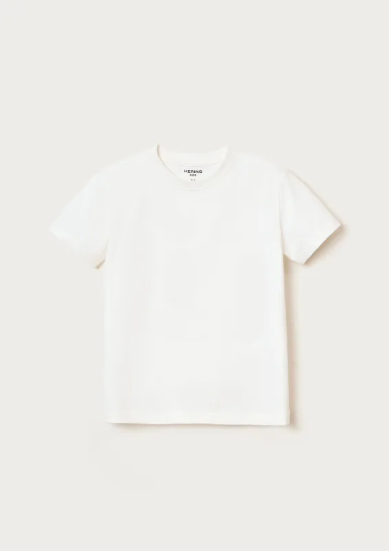 Camiseta Super Cotton Infantil Menino - Off white - Hering Kids - Camisetas