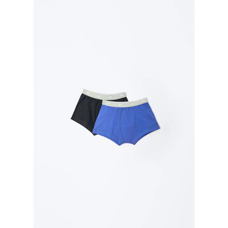 Kit 2 Cuecas Infantil Boxer - Multicolorido 014