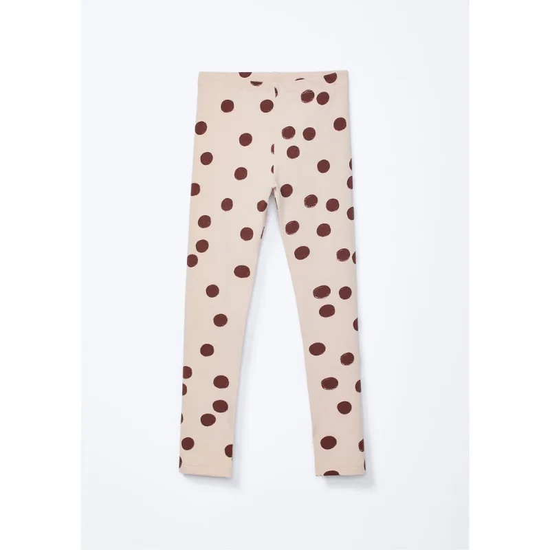 Calça Legging Infantil Menina Estampada Hering Kids - Off white 014