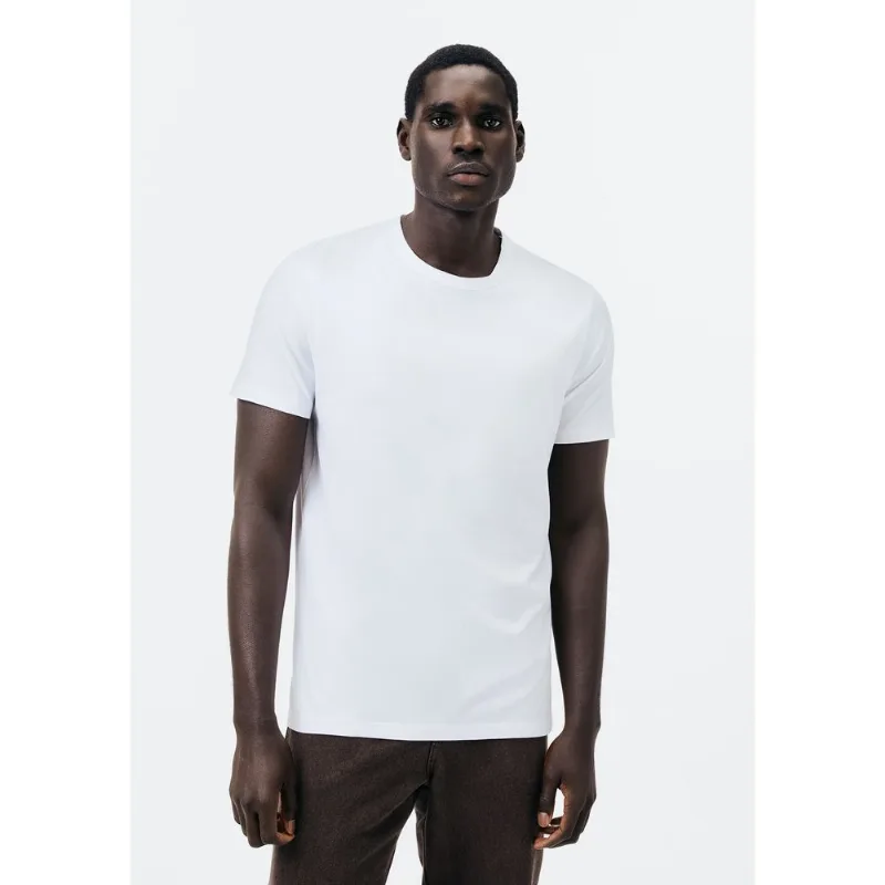 Camiseta Masculina Slim Algodão Peruano Soft Touch - Branco XXG