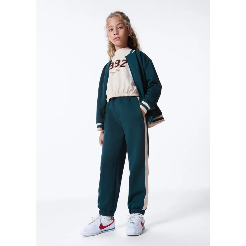 Calça Infantil Jogger Cós Elástico - Verde 008