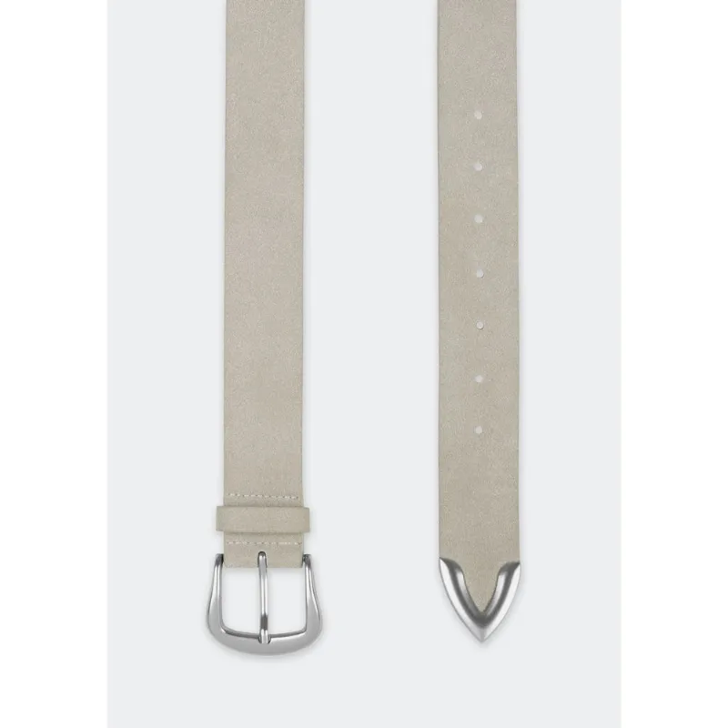 Cinto Feminino Em Suede - Creme M