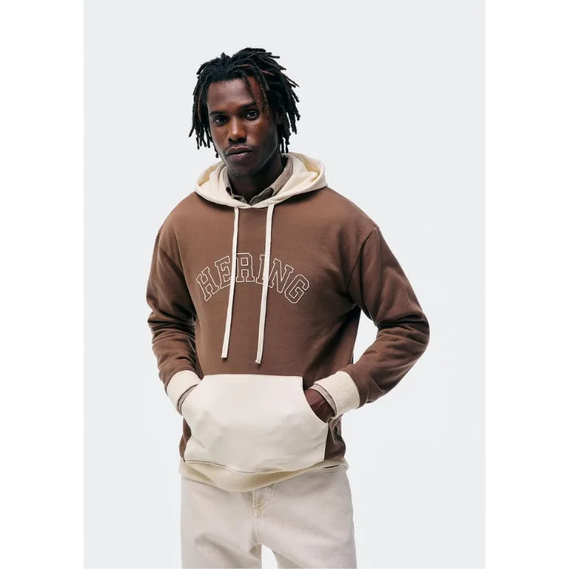 Blusão Masculino Comfort Em Moletom - Marrom XG