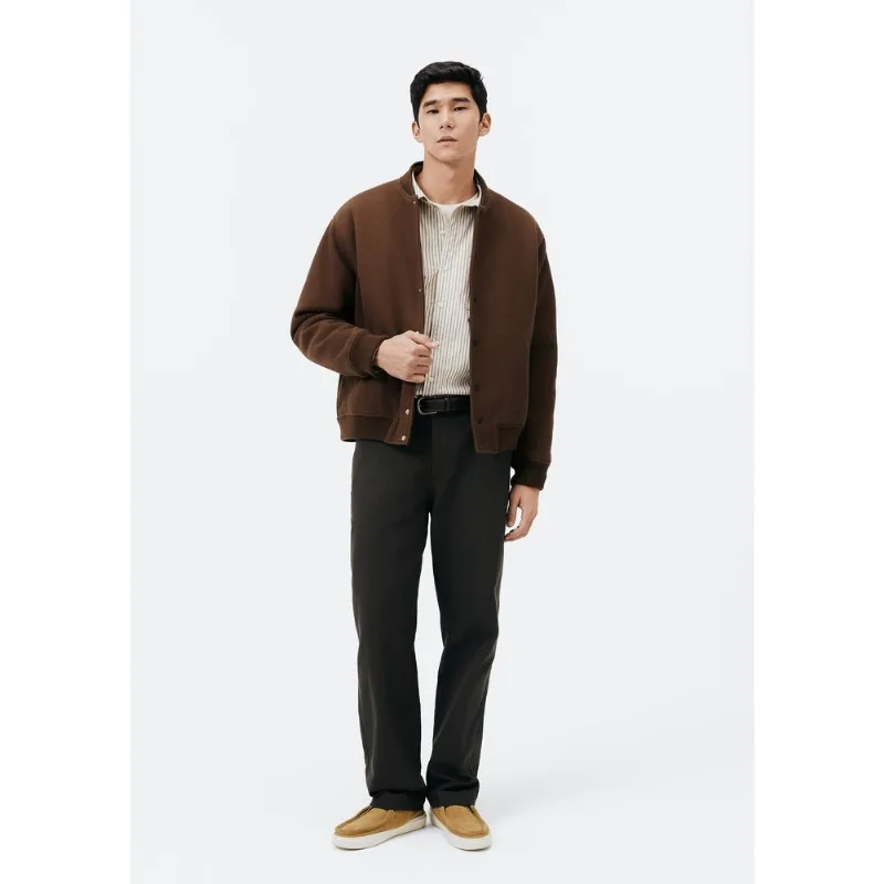 Calça Masculina Reta em Sarja - Verde 042