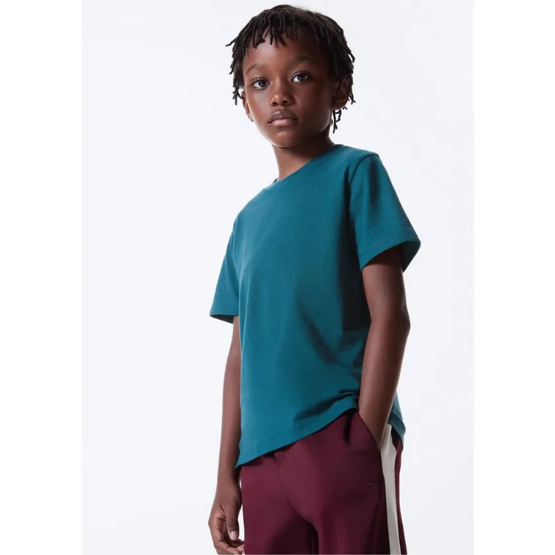 Camiseta Básica Infantil Menino Manga Curta Slim - Verde 014