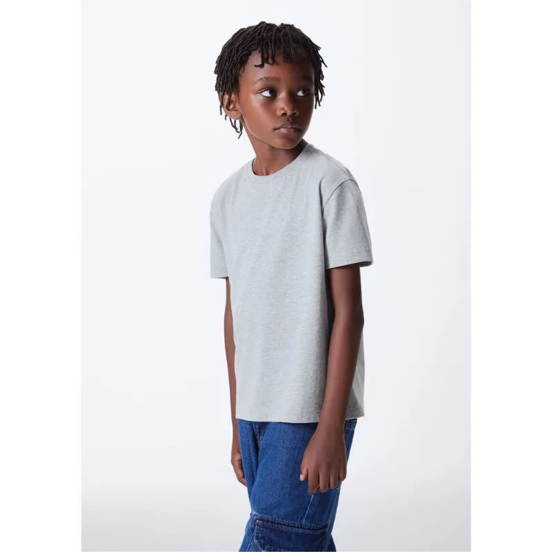 Camiseta Super Cotton Infantil Menino - Cinza 008