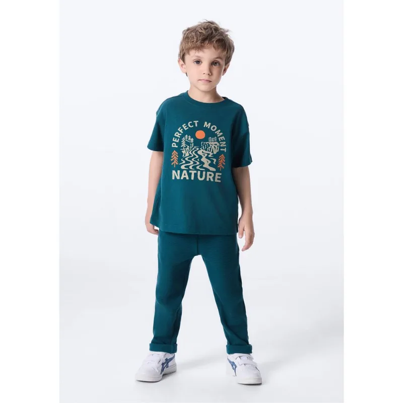Calça Infantil Menino Toddler Reta - Verde 002