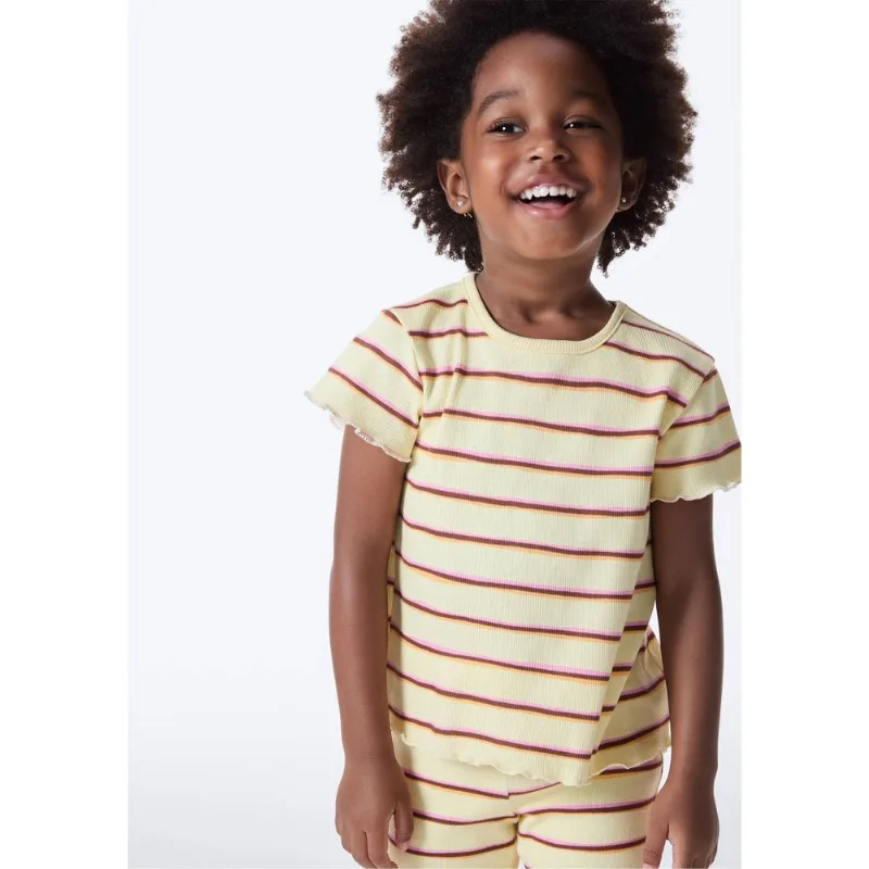 Blusa Infantil Menina Toddler Estampada - Amarelo 002