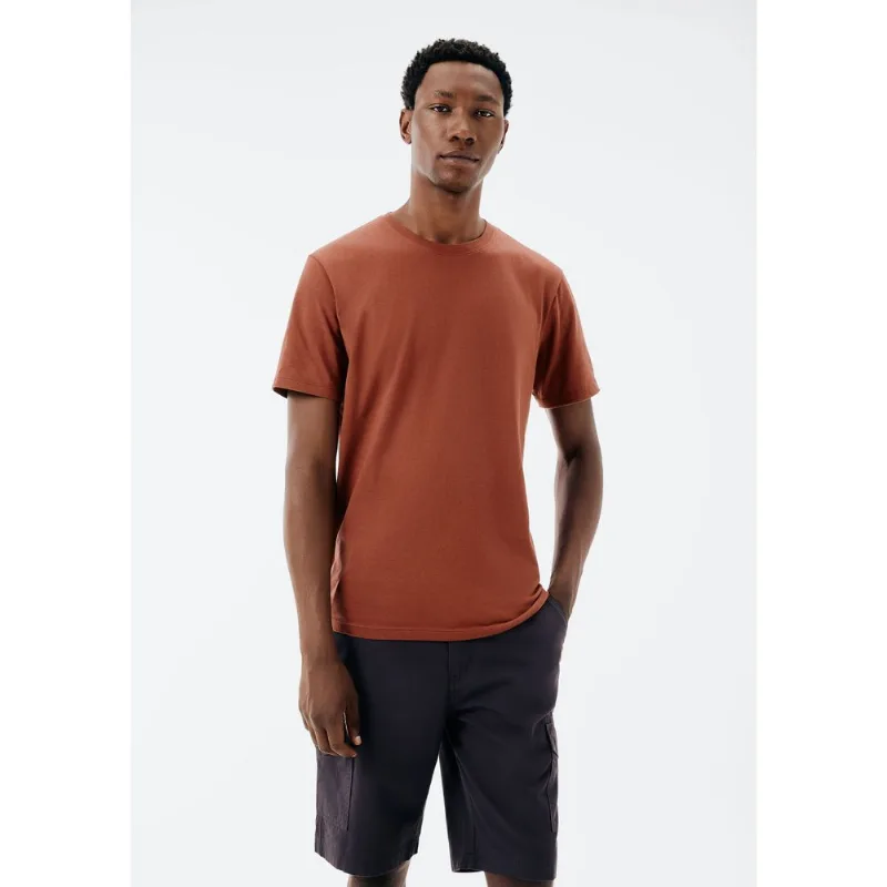 Camiseta Básica Unissex Manga Curta Regular World - Marsala EXG