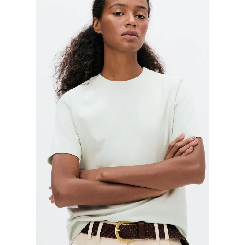 Blusa Feminina Manga Curta Super Cotton - Verde M